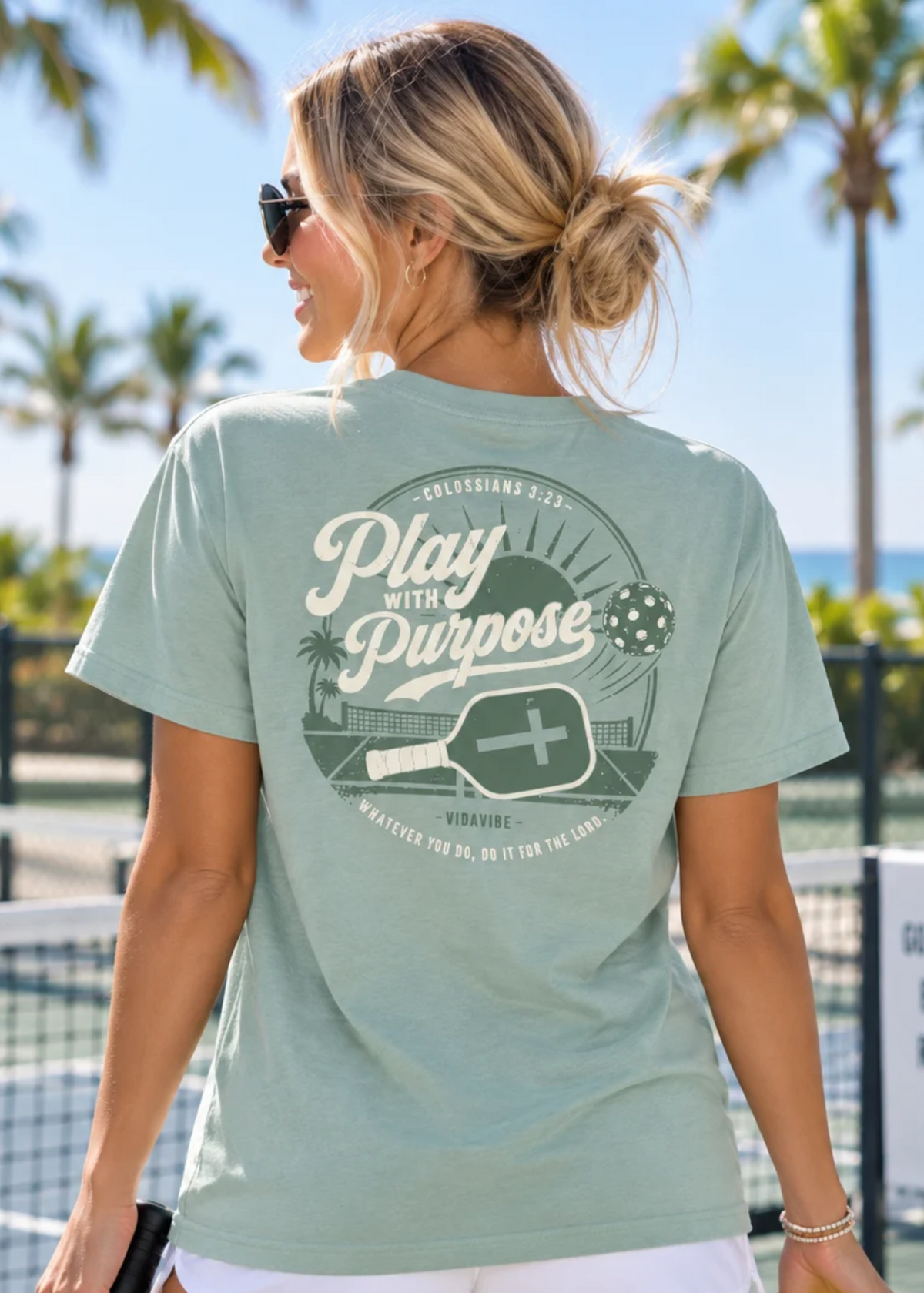 Play With Purpose Pickleball Tee