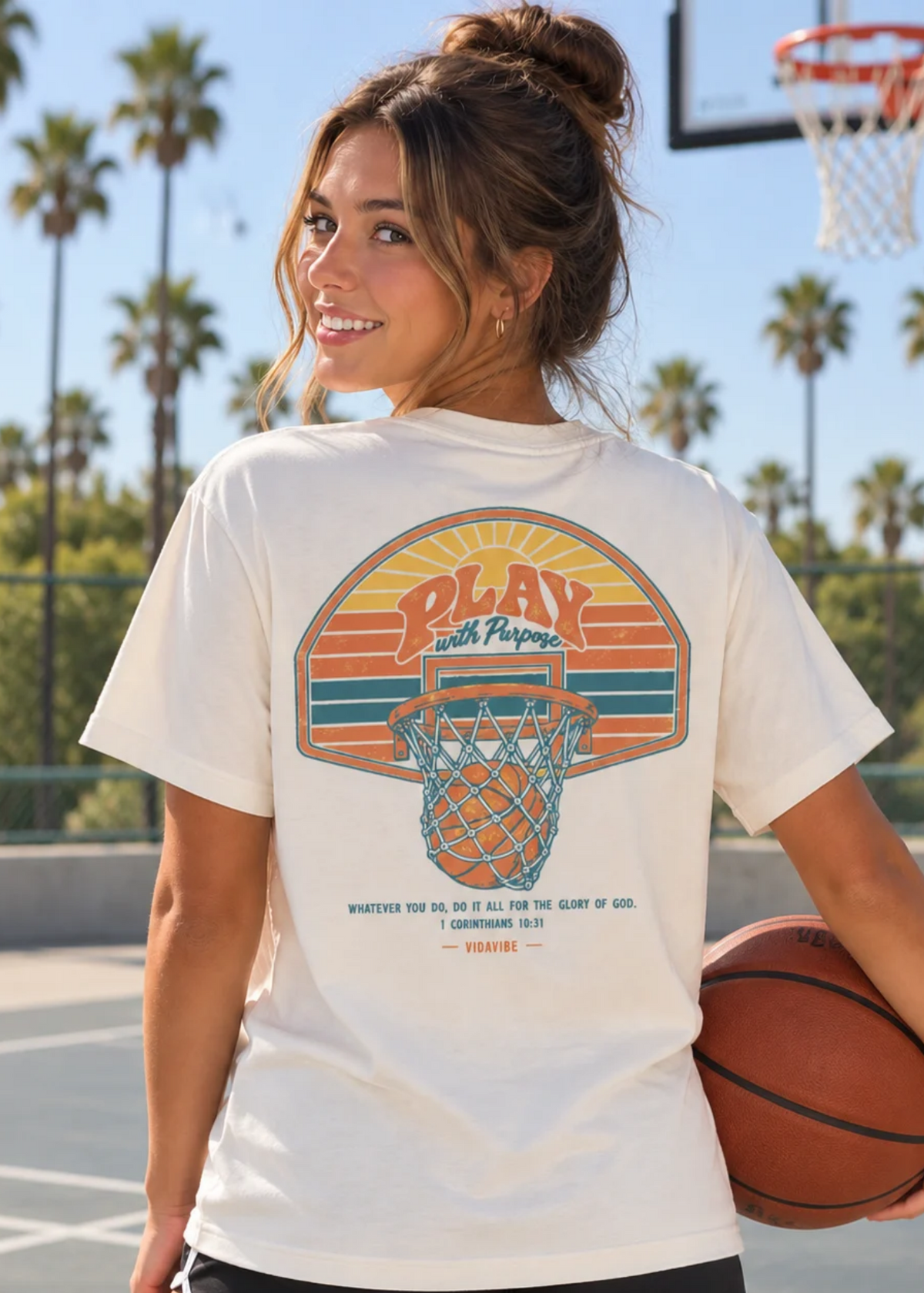 Play with Purpose Basketball Tee