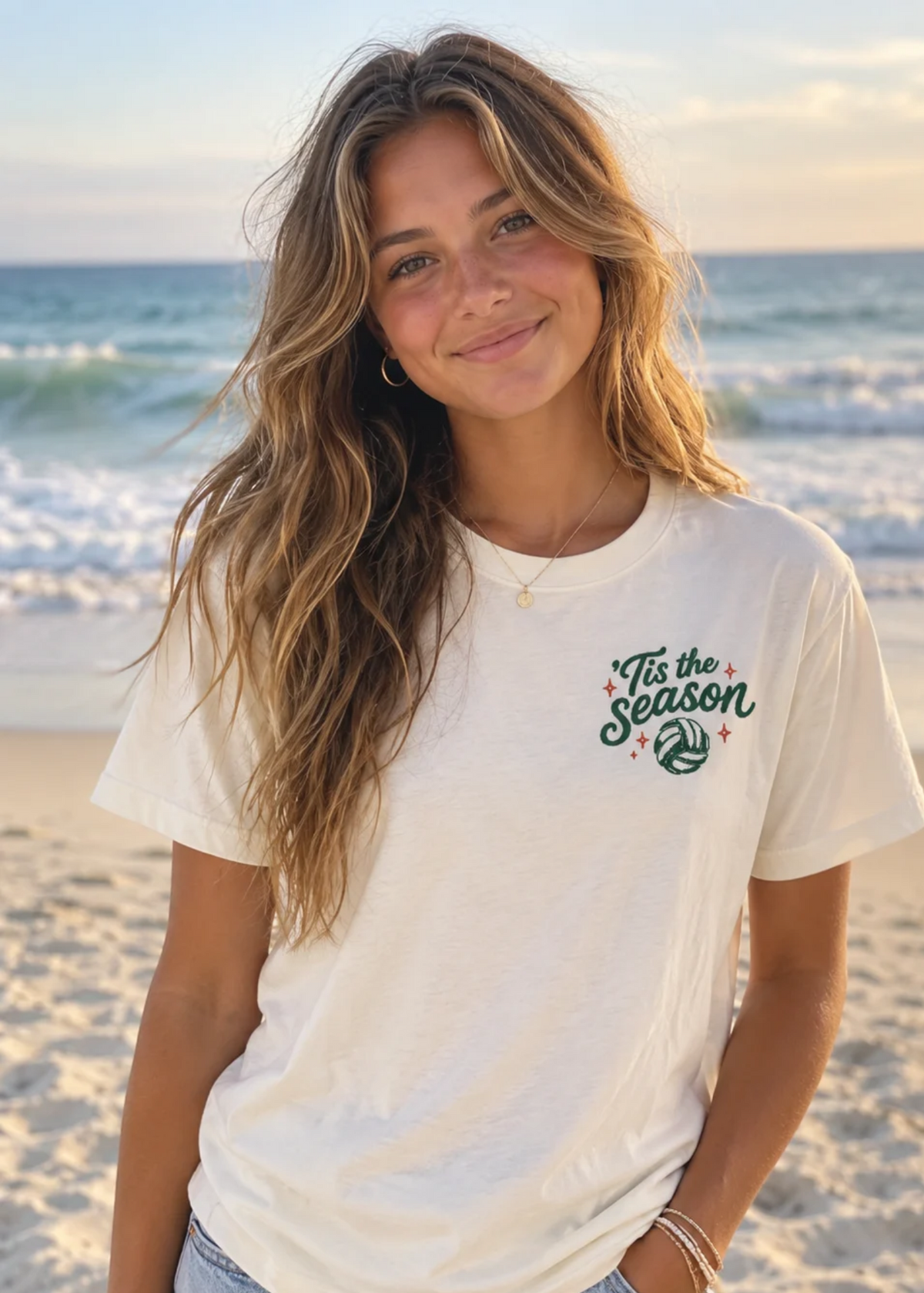 'Tis The Season Volleyball Tee