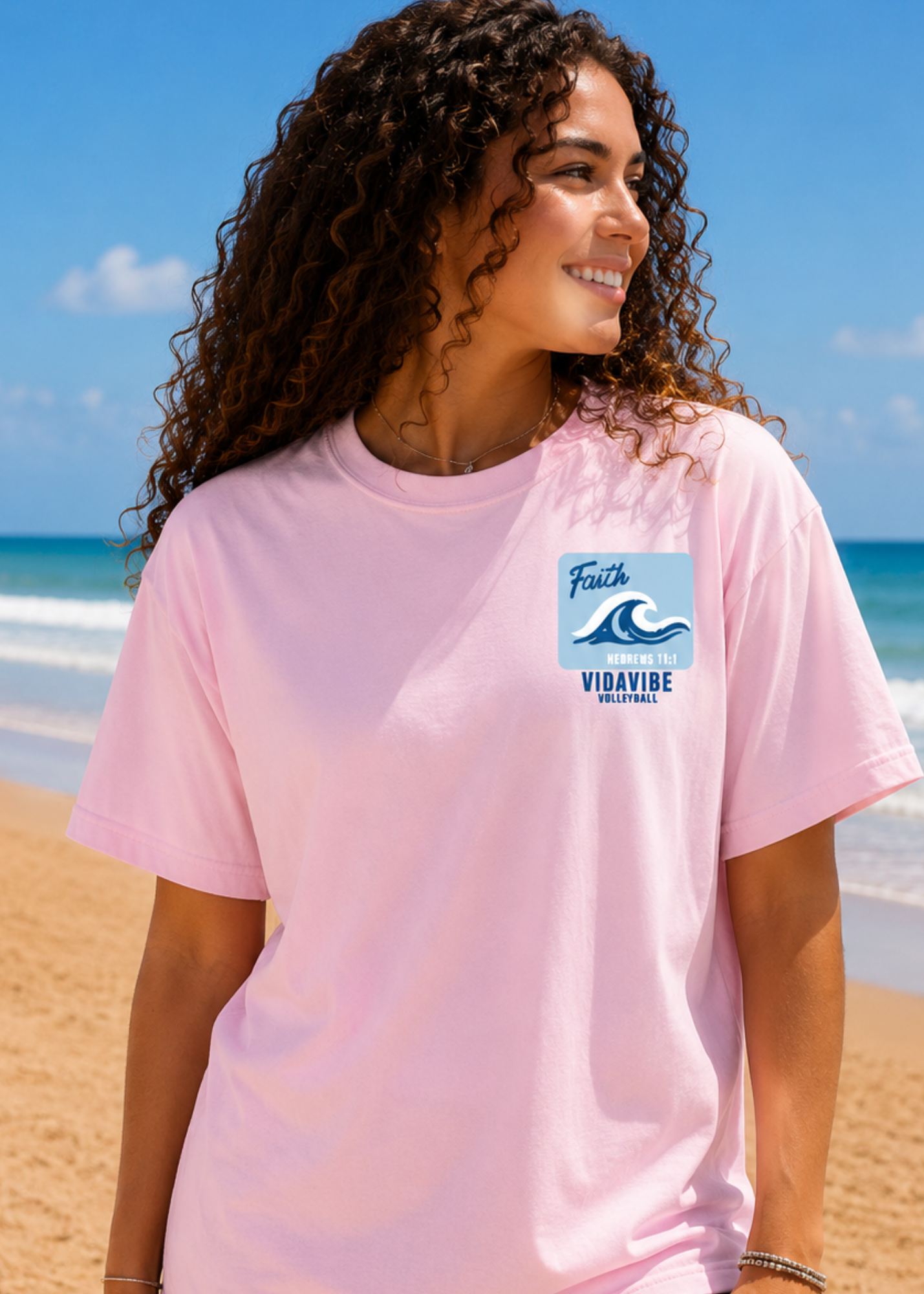 Rooted in Faith Volleyball Tee