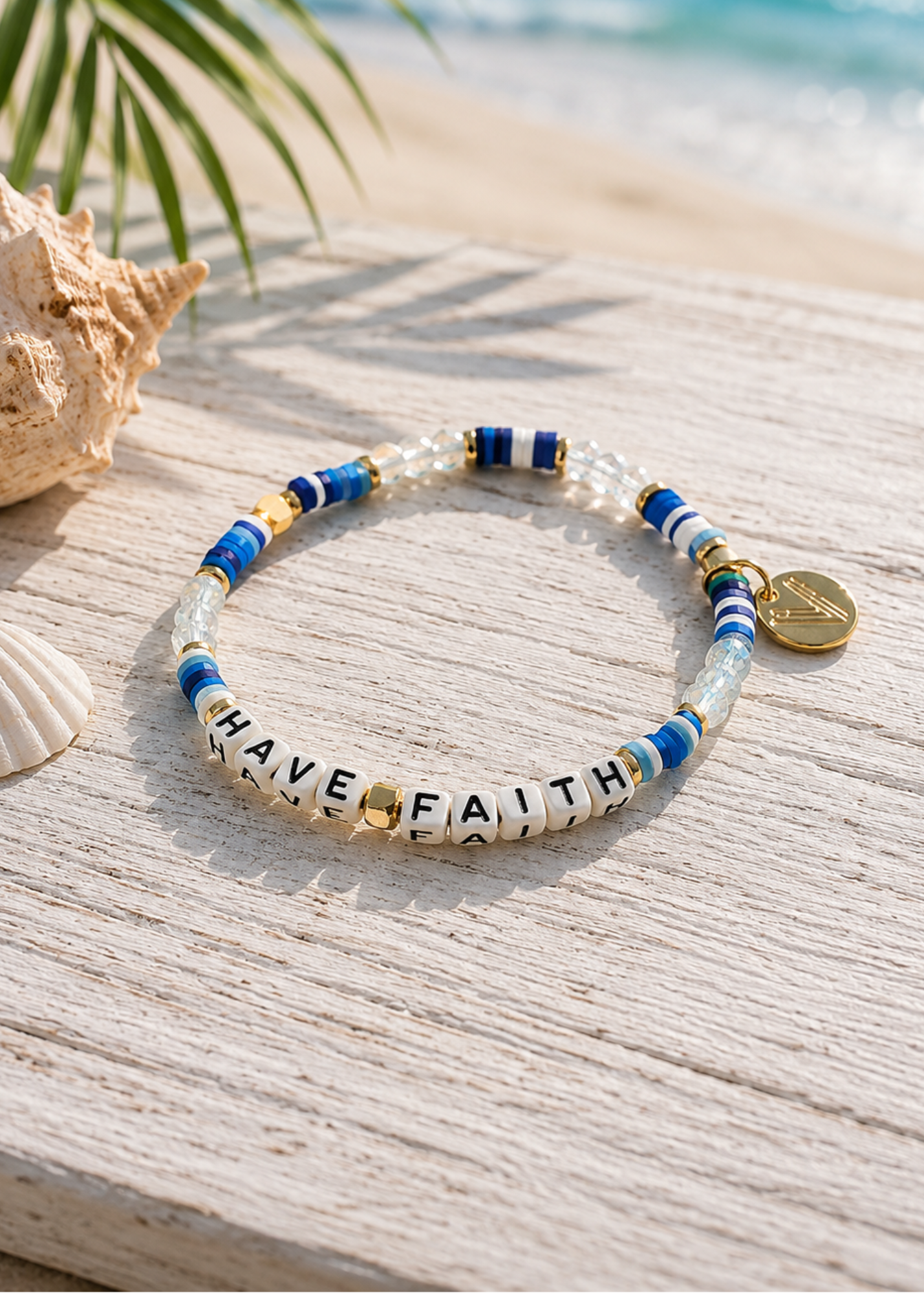 Have Faith Beaded Bracelet