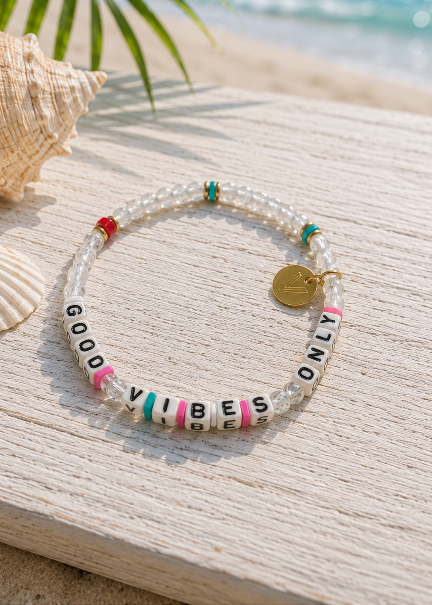 Good Vibes Only Inspirational Bracelet