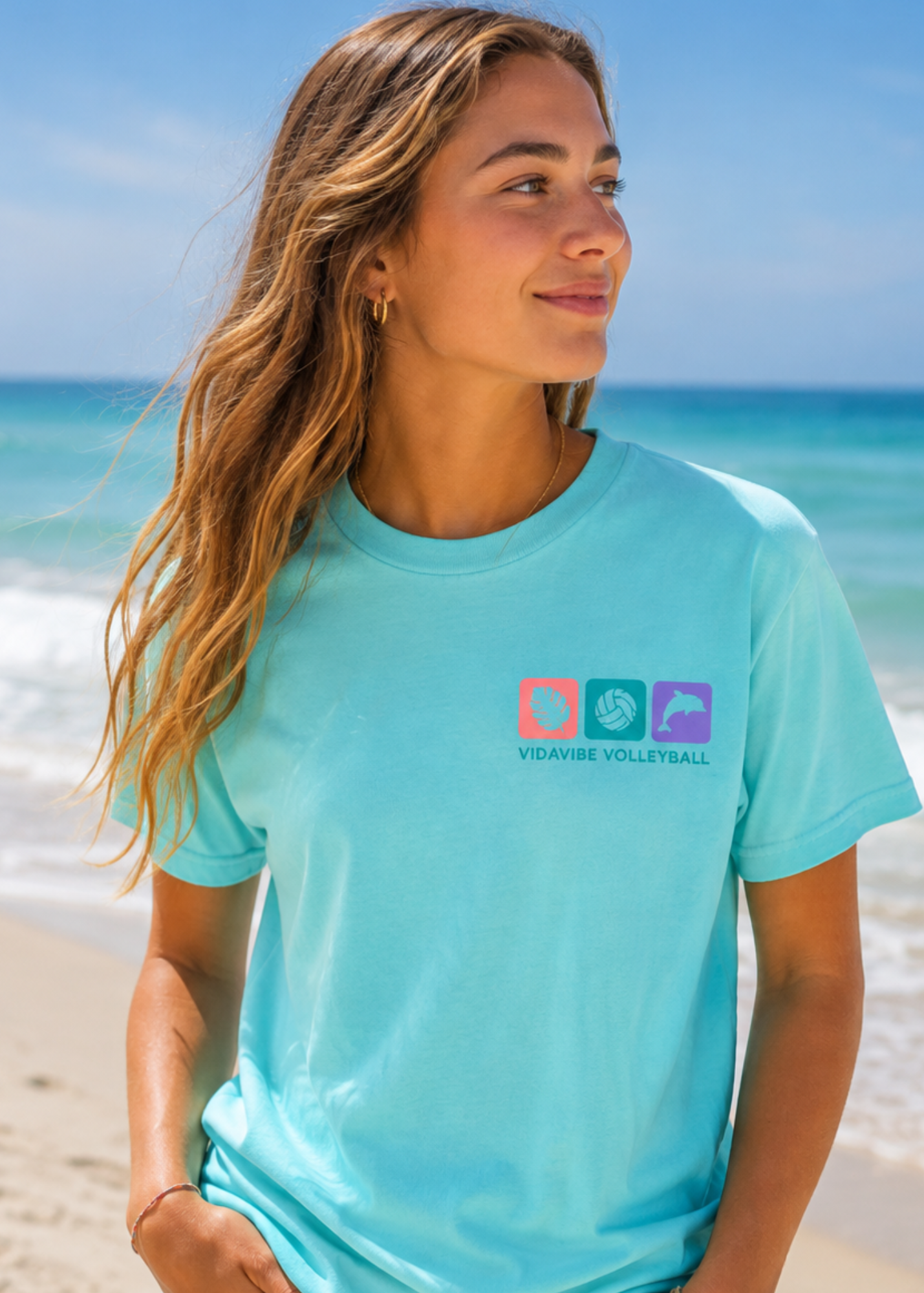 Colorful Coastal Vibes Tee
