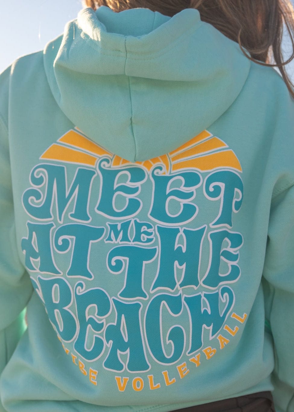 Meet Me at the Beach Sweatshirt Blue