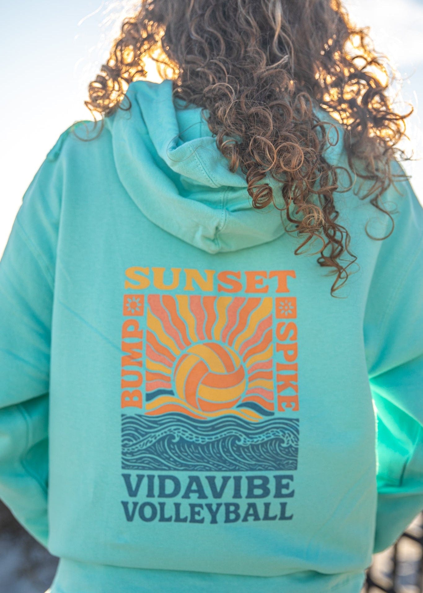 Sunset Volleyball Sweatshirt