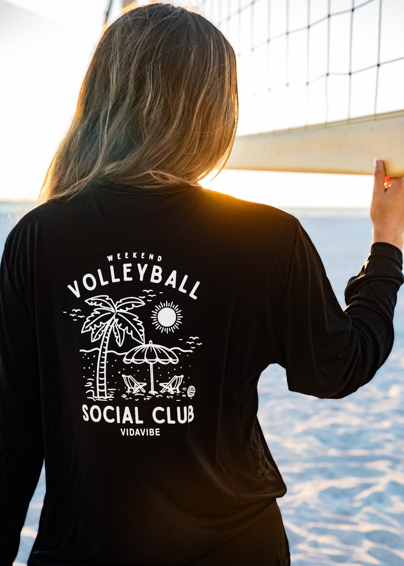 Weekend Volleyball Social Club Dri-Fit Long Sleeve