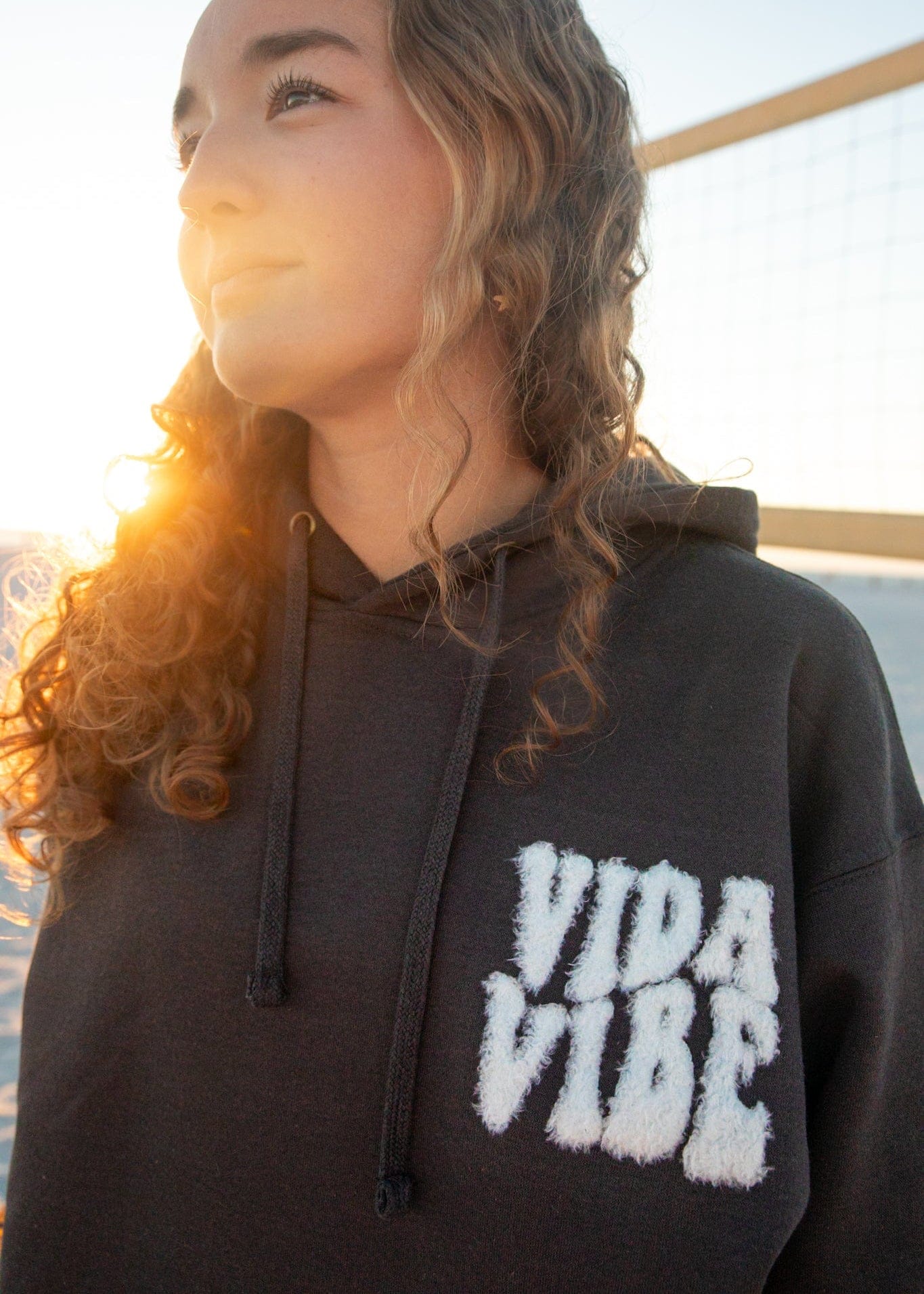 VidaVibe Volleyball Chenille Sweatshirt