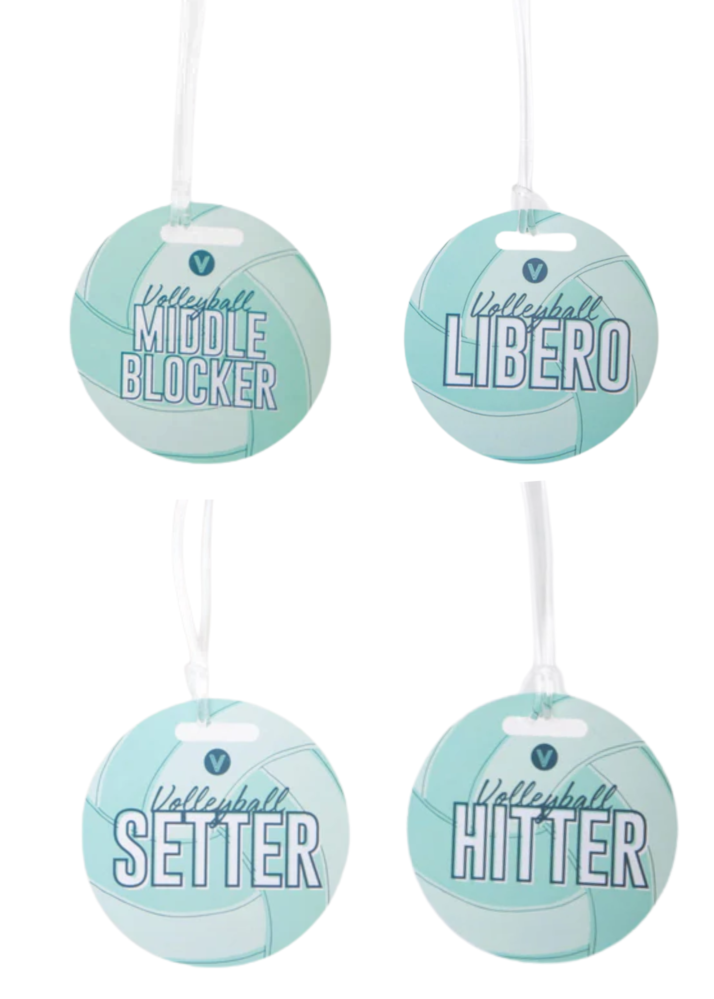 Volleyball Bag Tag - Pick Your Position