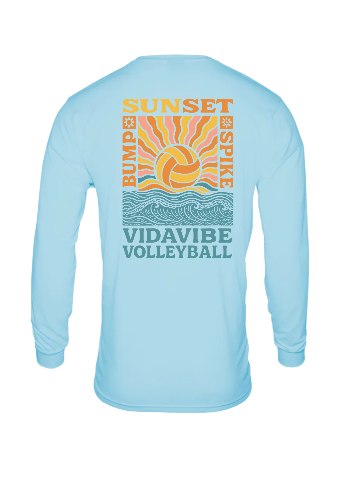 Sunset Volleyball Long Sleeve