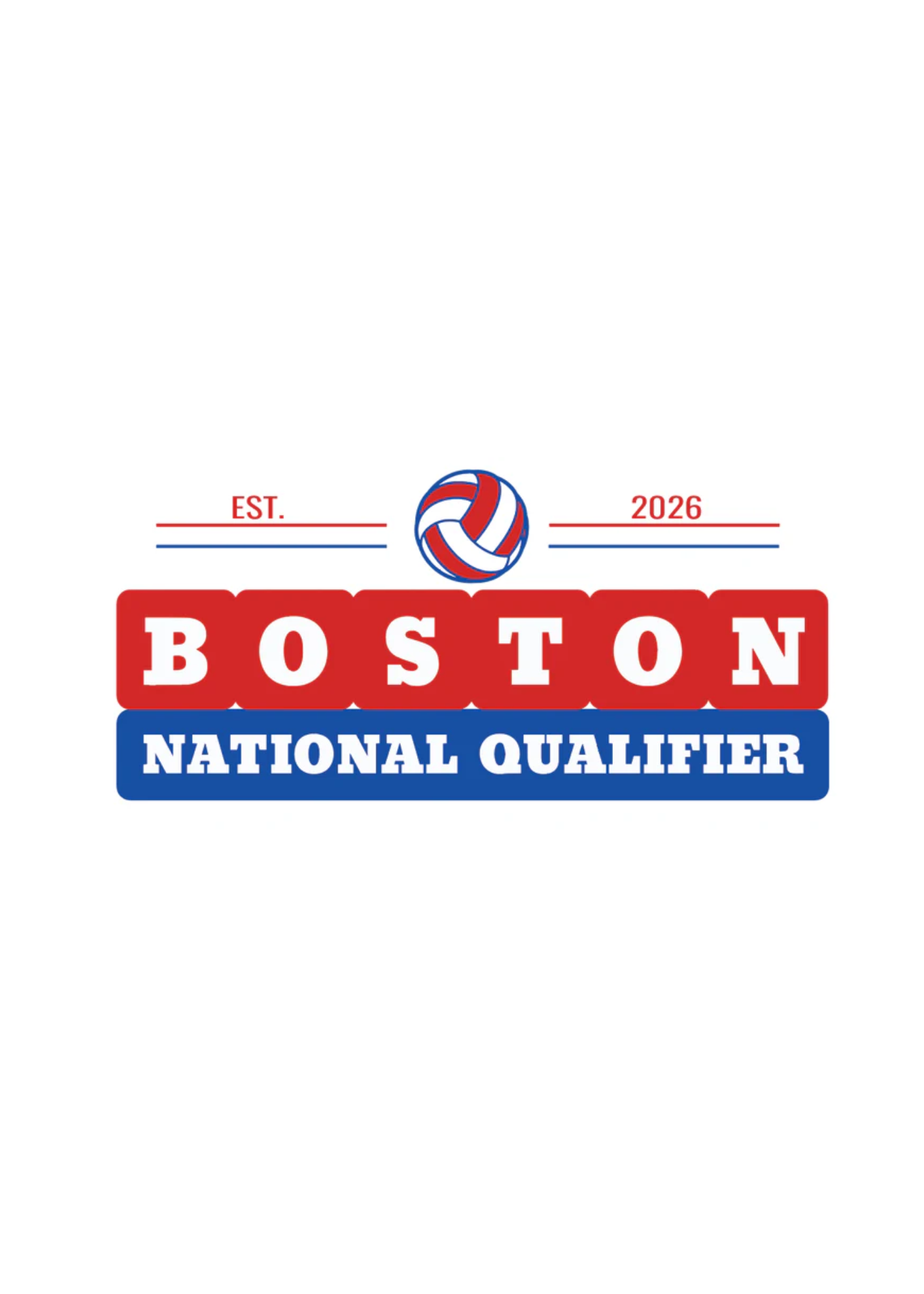 Boston Volleyball Festival Sticker 2026