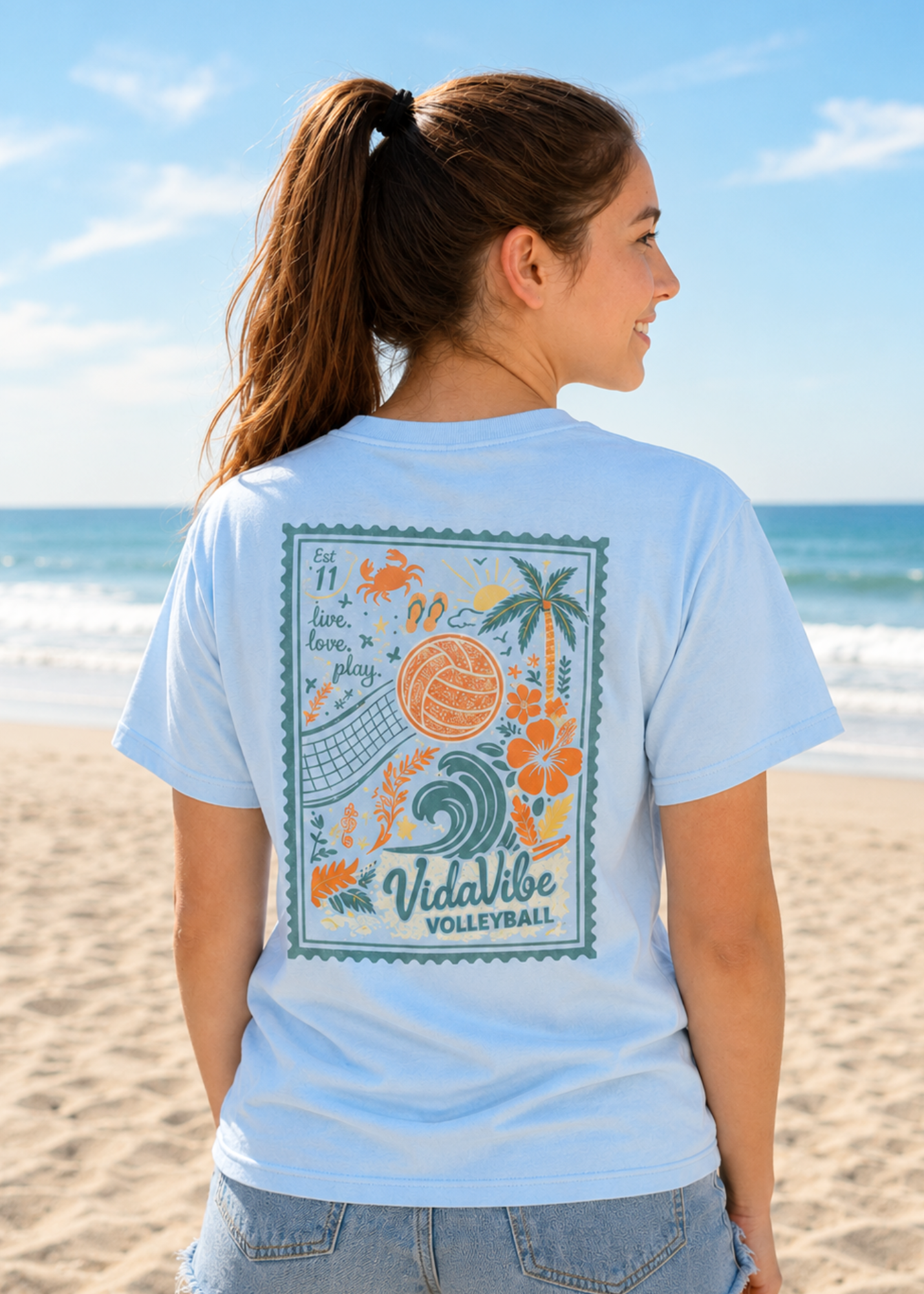 Seaside Stamp Tee