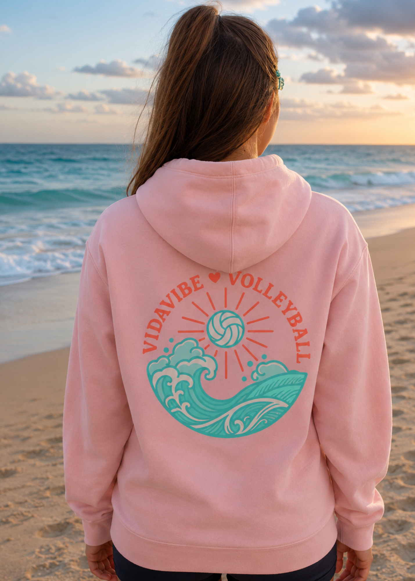 Ocean Vibes Volleyball Sweatshirt