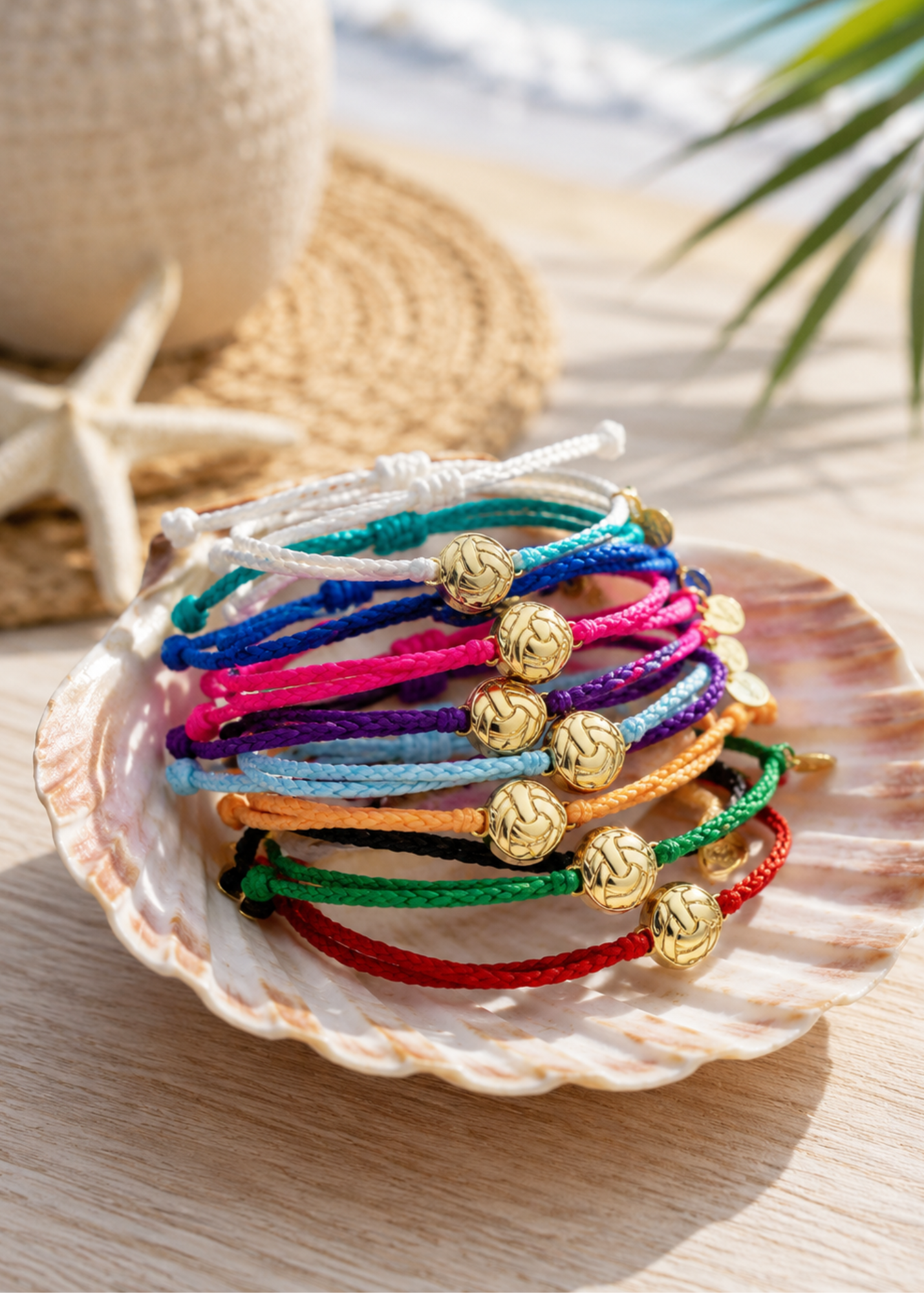 Volleyball Braided Rope Bracelets – Pick Your Color