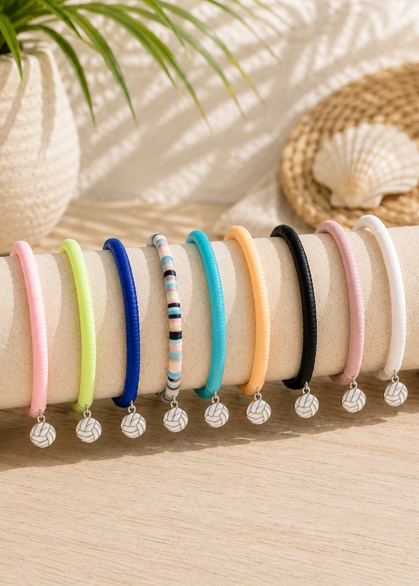 PICK YOUR COLOR! - Clay String Volleyball Bracelet