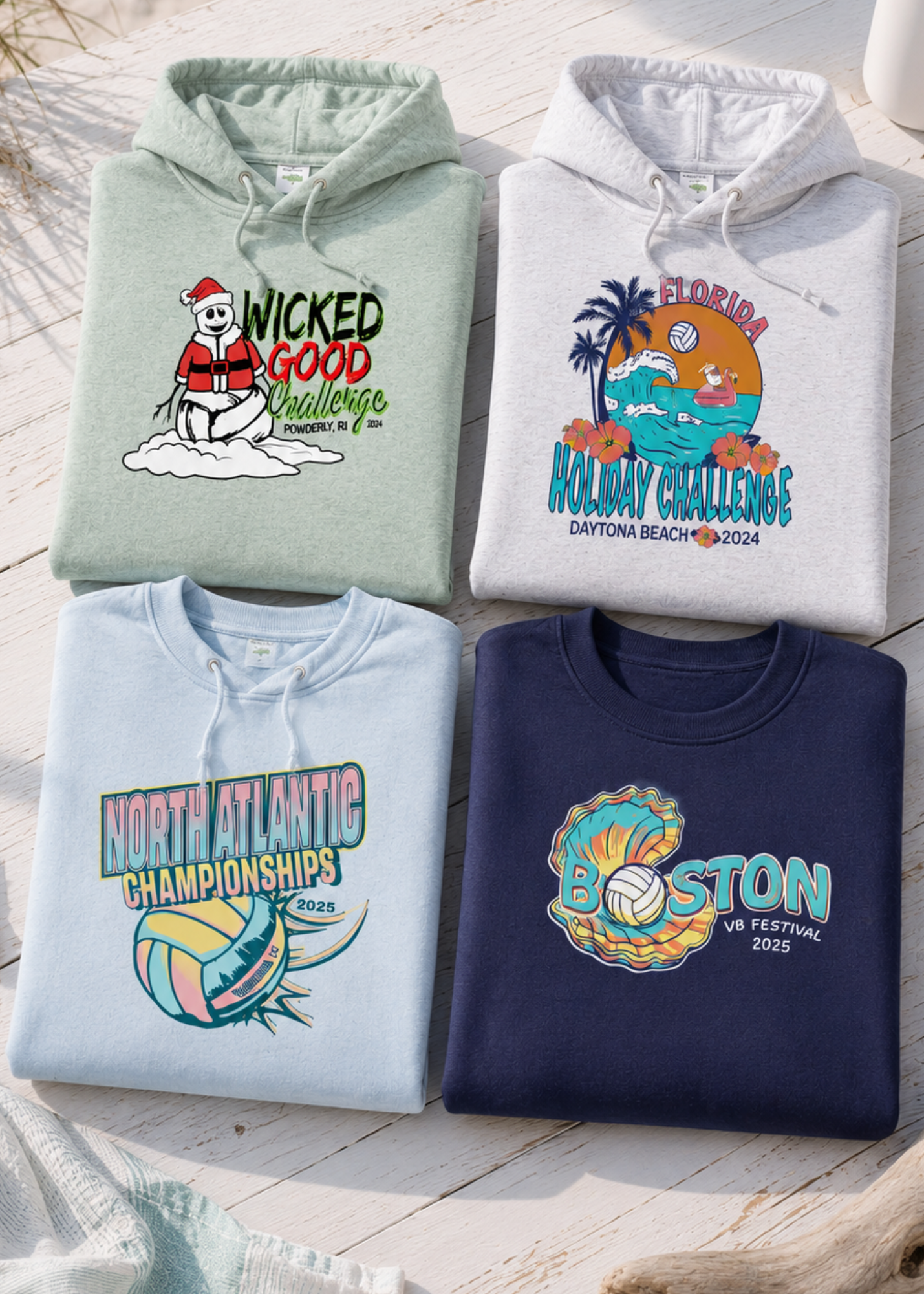 Volleyball Tournament Sweatshirt Blind Bag & More