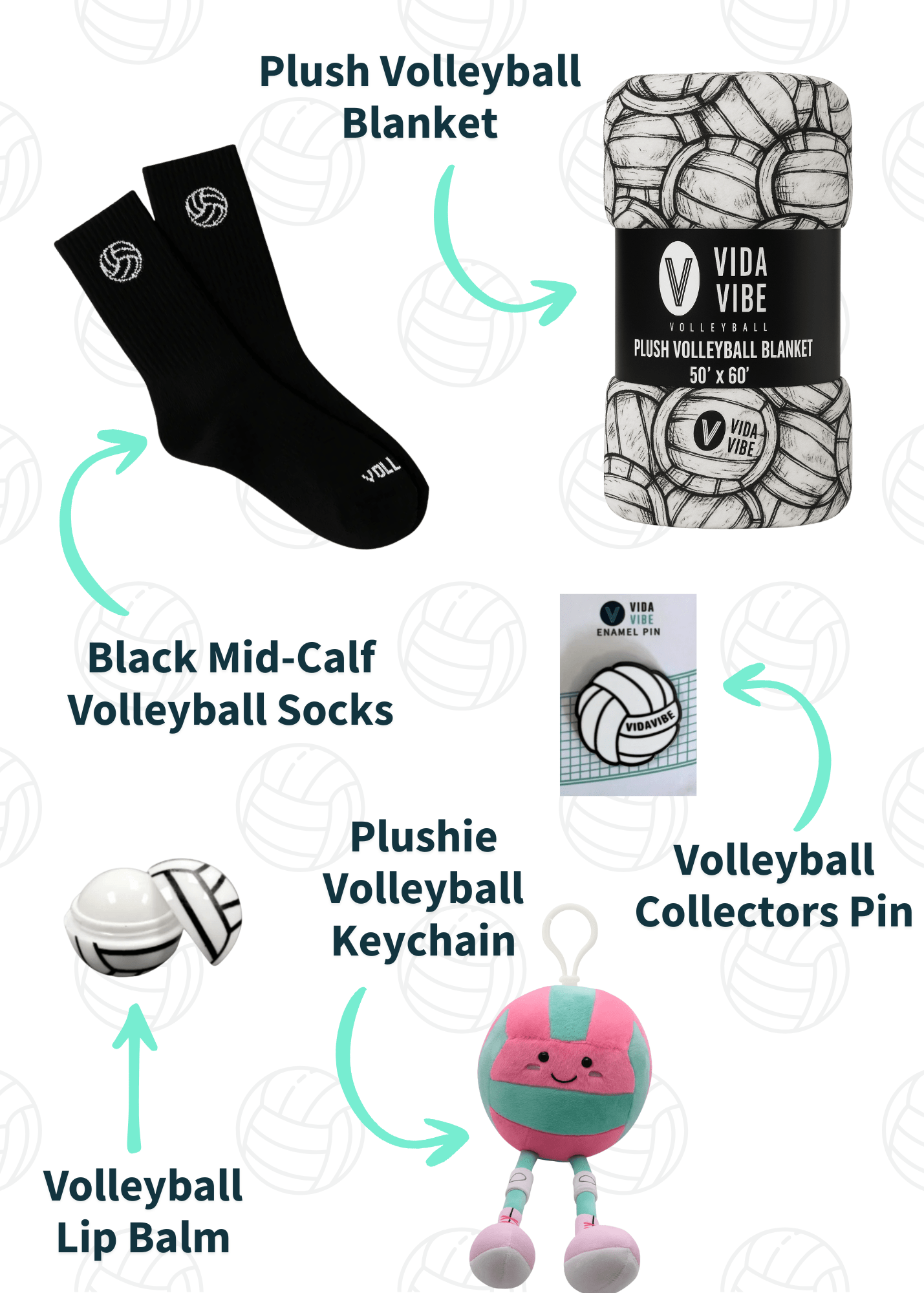 Cozy Volleyball Gift Bundle