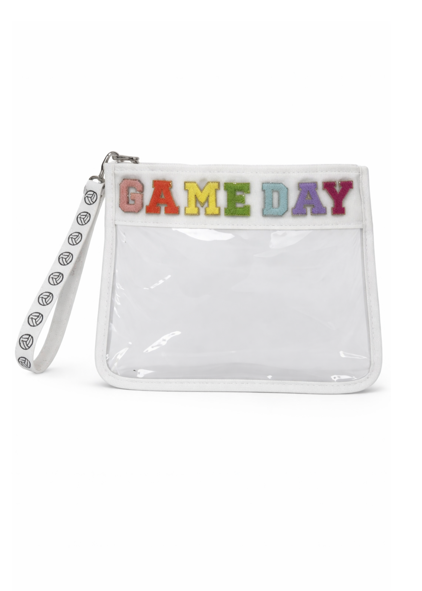 Game Day Clear Bag with Volleyball Strap