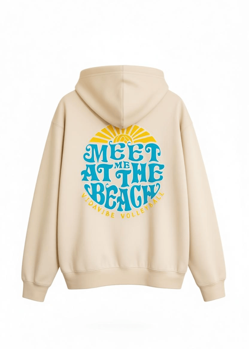 Meet Me at the Beach Sweatshirt Beige