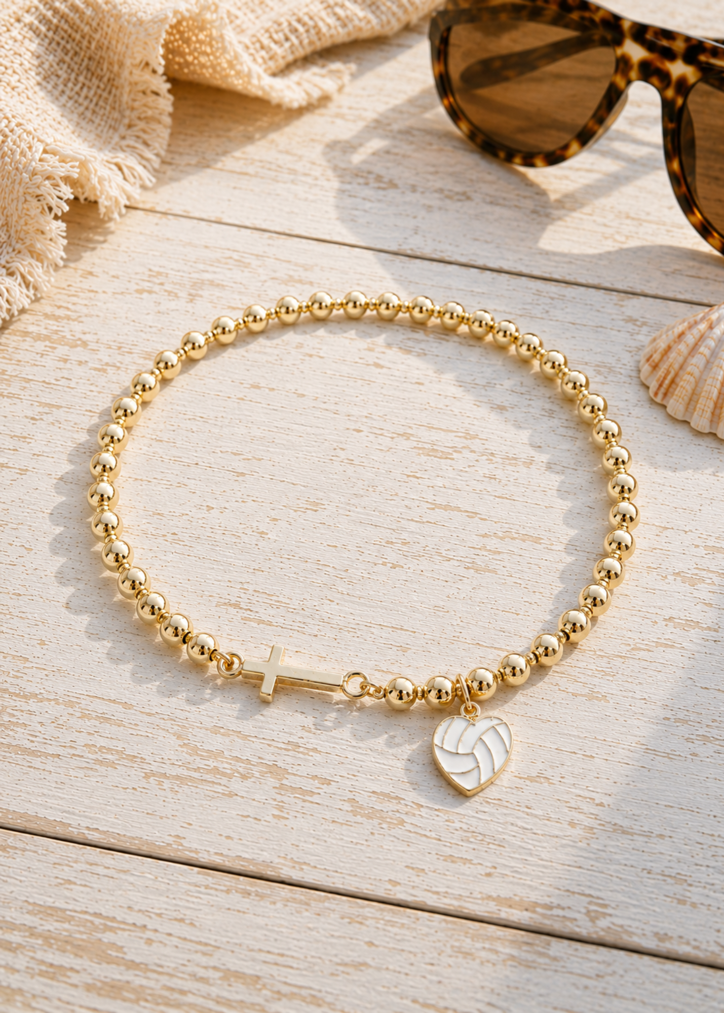 Faith. Love. Volleyball. Bracelet