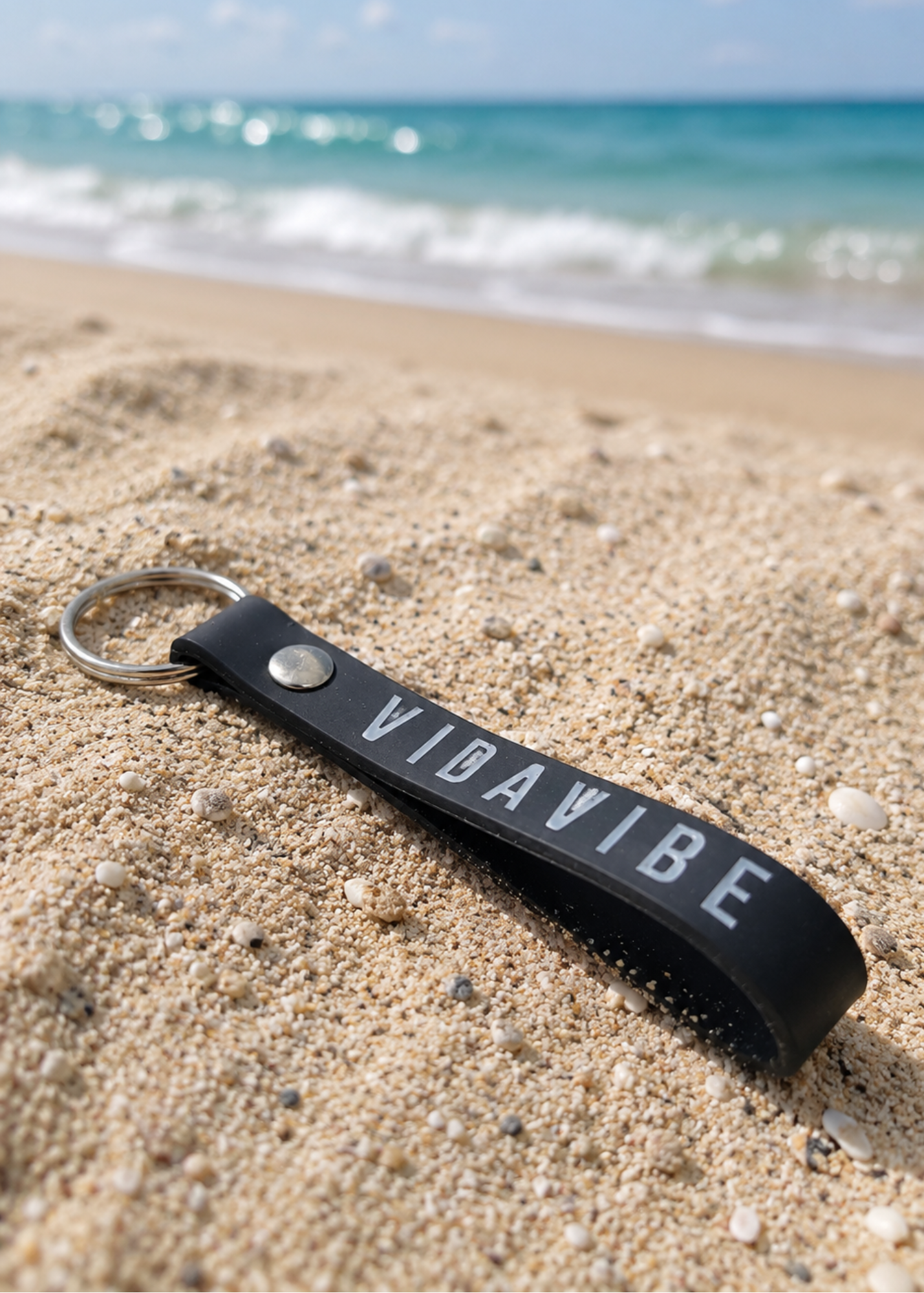 VidaVibe Volleyball Silicone Keychain