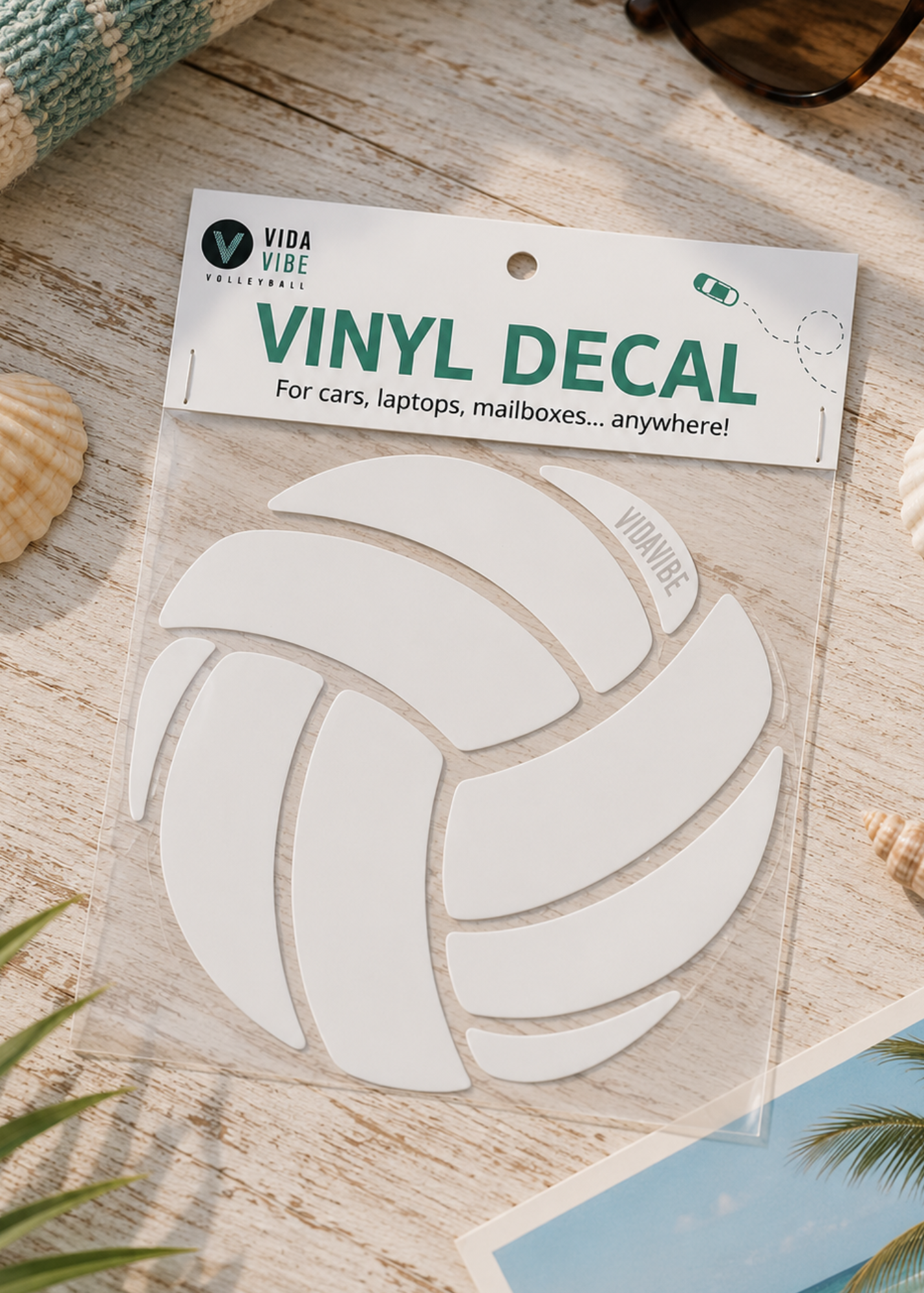 Volleyball Car Decal