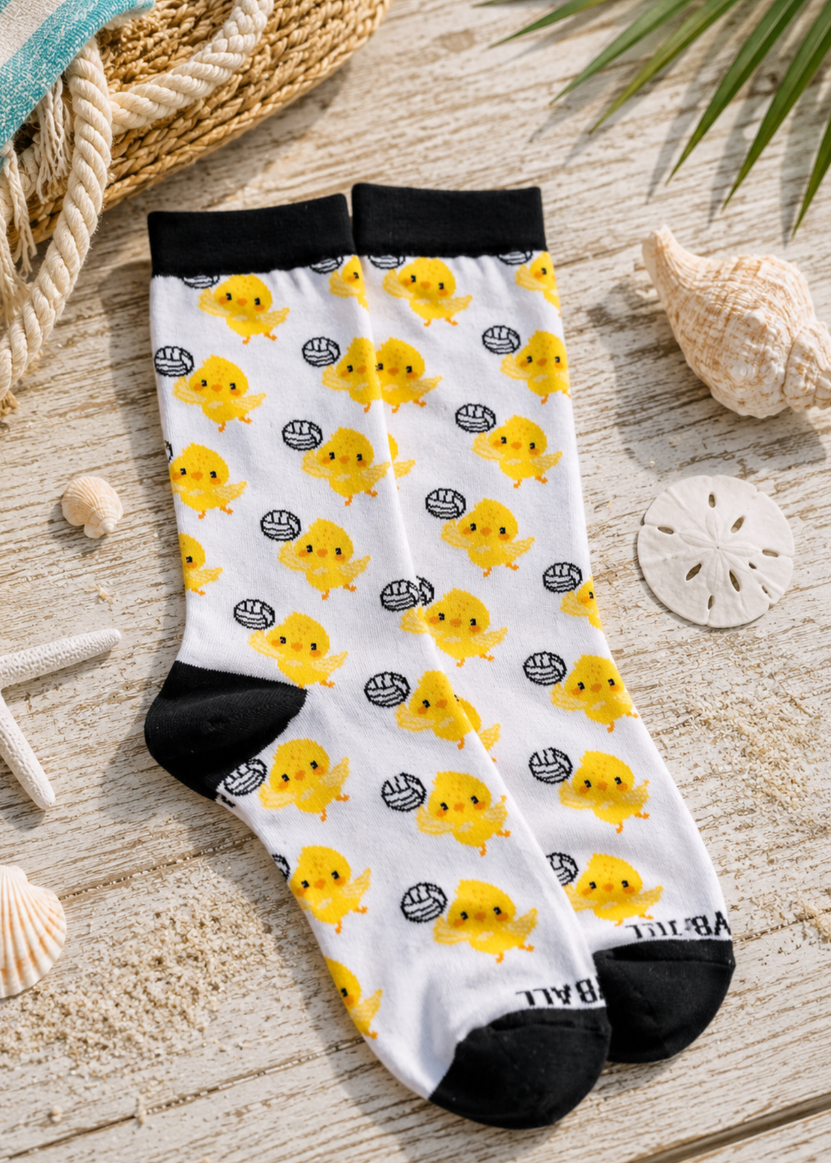 Volleyball Chick Crew Sock