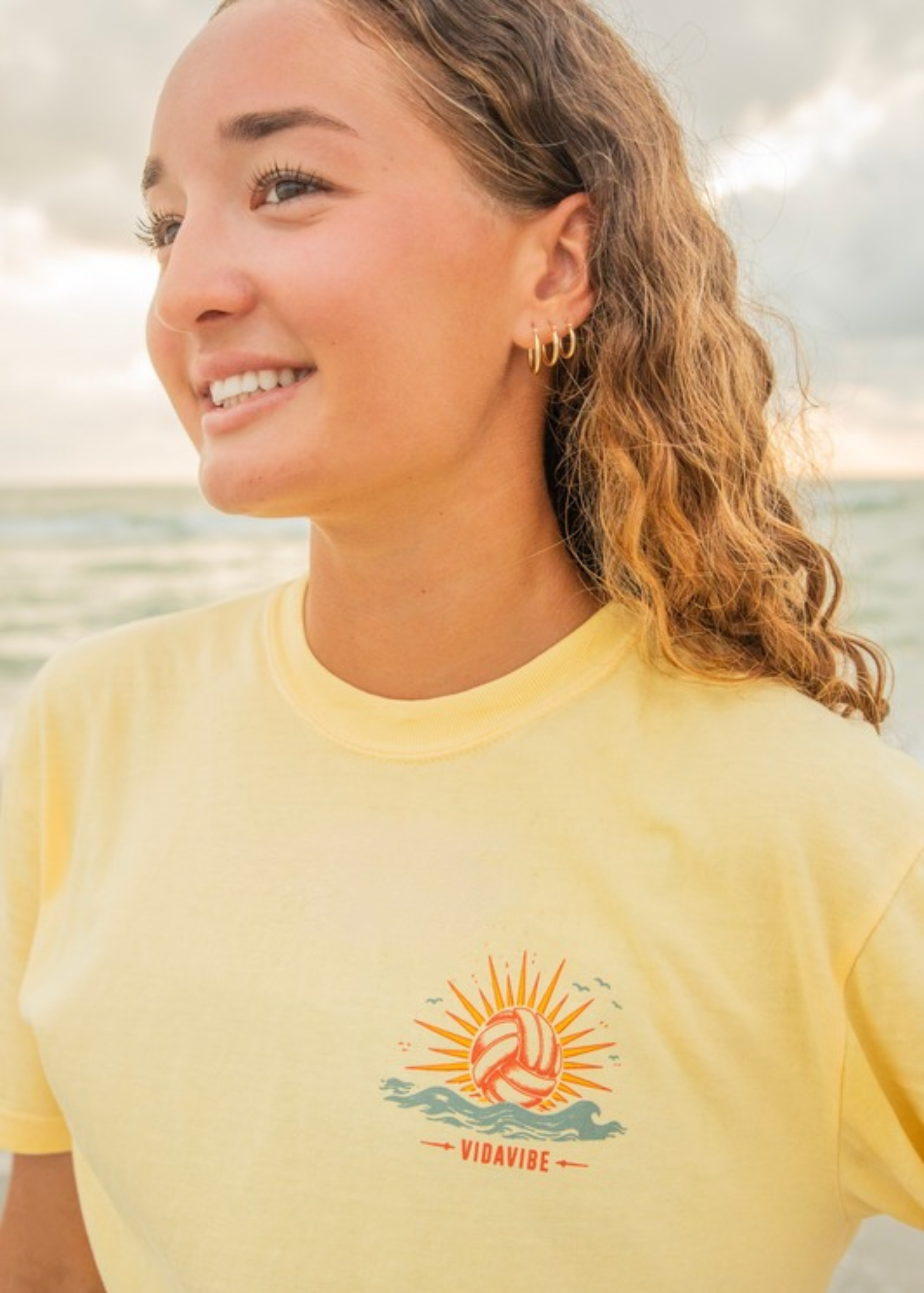 Be The Light Volleyball Tee