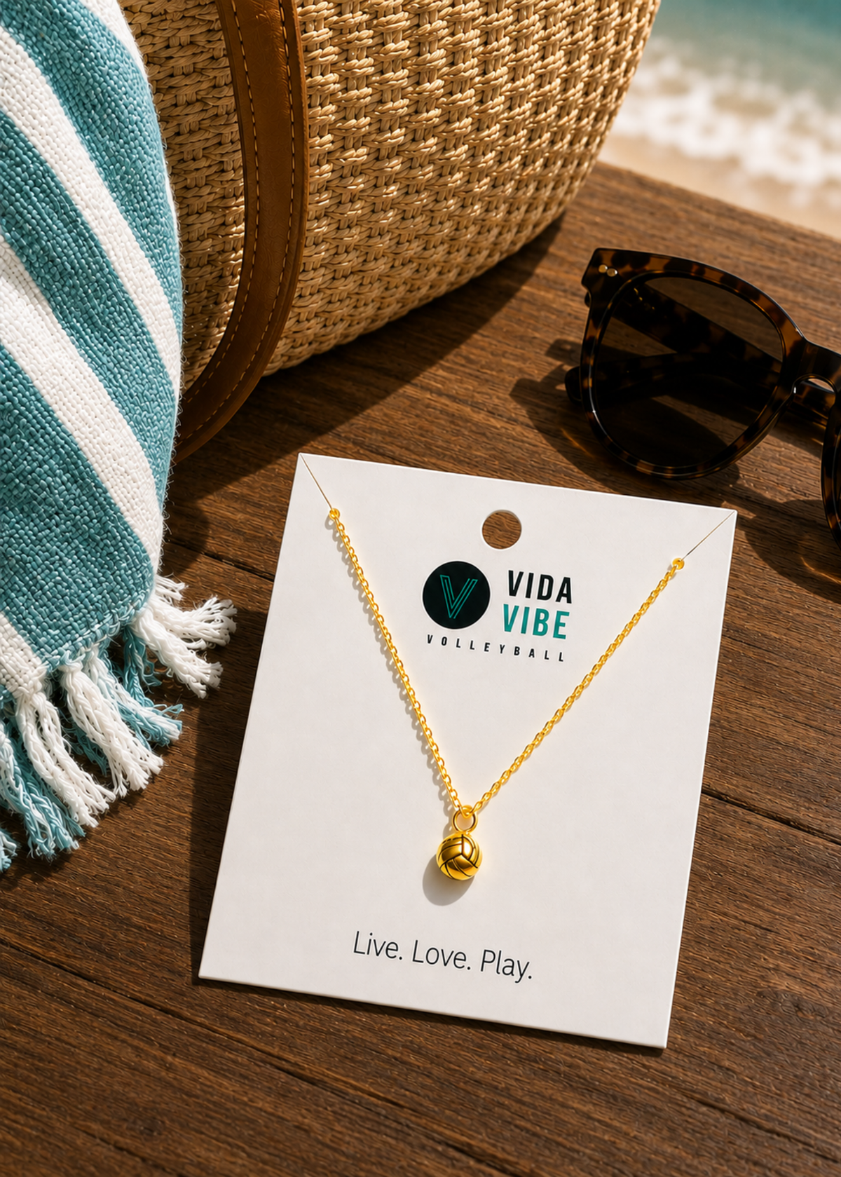 Pick Your Color Volleyball Necklace
