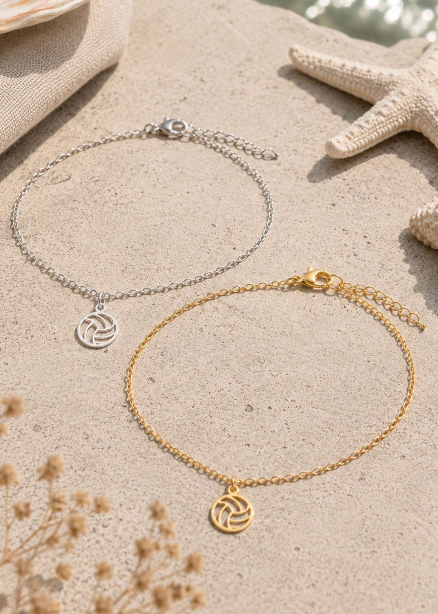 Pick Your Color Volleyball Charm Bracelet