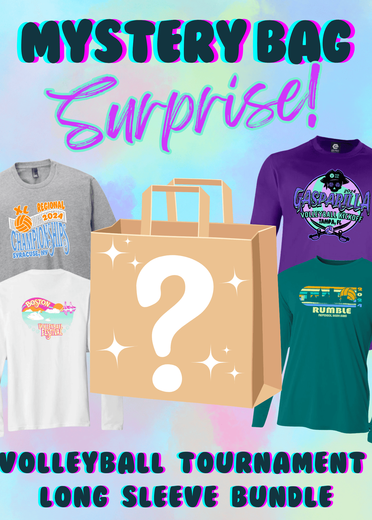 Volleyball Blind Bag Tournament Long Sleeve & More