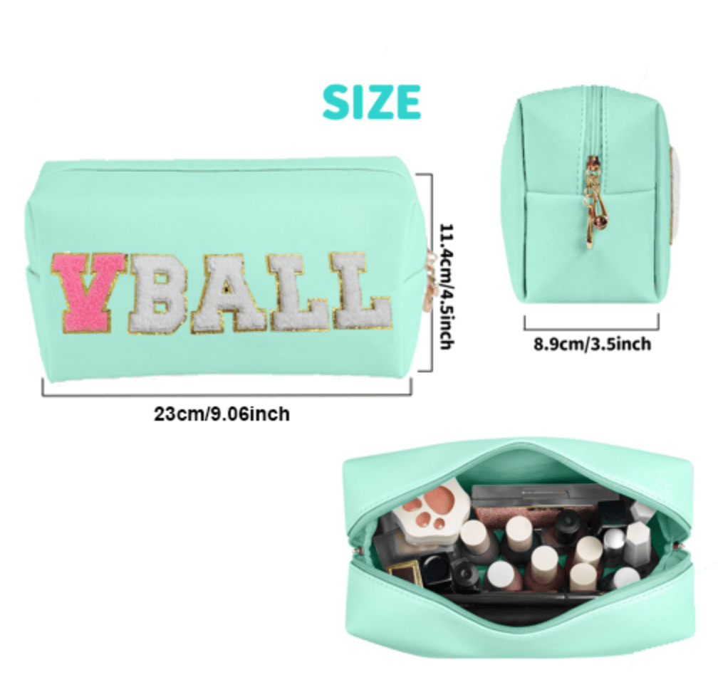 Vball Nylon Cosmetic Bag