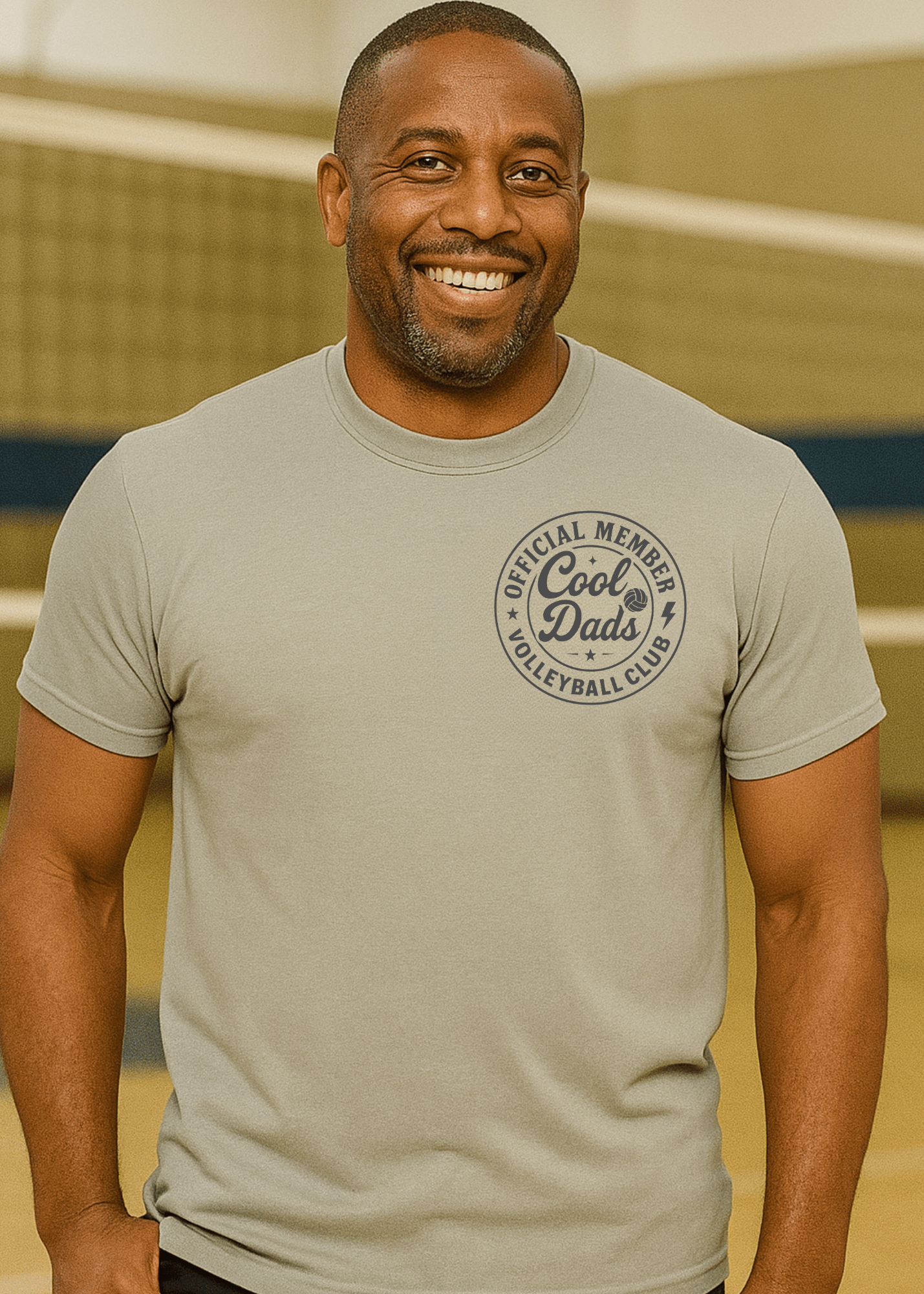 Official Cool Dads Club Volleyball Tee