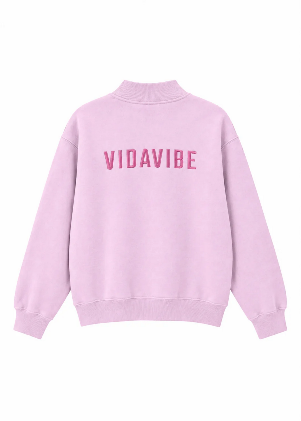 Light Pink VidaVibe Volleyball Mock Neck