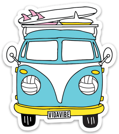 VidaVibe Volleyball Bus Sticker - VidaVibe