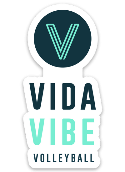 Vida Vibe Volleyball Logo Sticker - VidaVibe