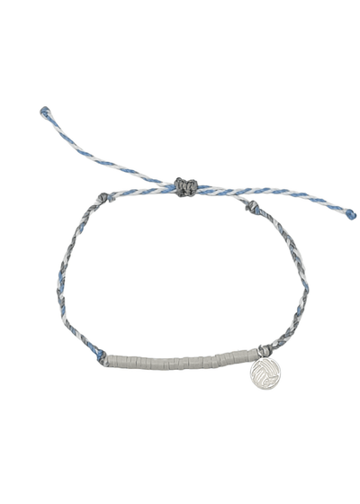 Grey/Blue Volleyball Bracelet - VidaVibe