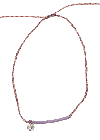 Purple/Pink Volleyball Necklace - VidaVibe