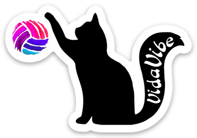 VidaVibe Cat Sticker - VidaVibe Volleyball