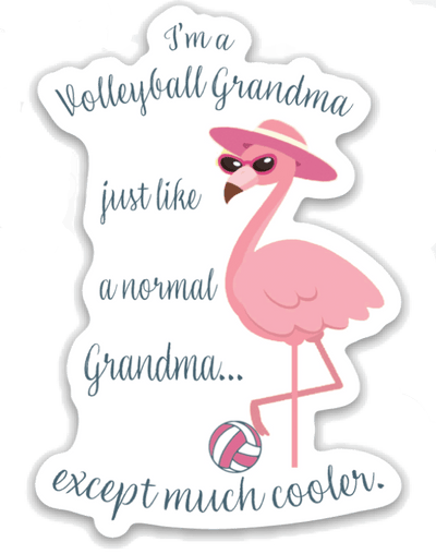 Volleyball Grandma Sticker - VidaVibe