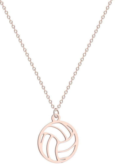 Rose Volleyball Necklace